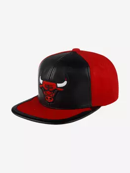 Бейсболка с прямым козырьком MITCHELL NESS 6HSSMM19224-CBUBKRD Chicago Bulls NBA (черный), Черный