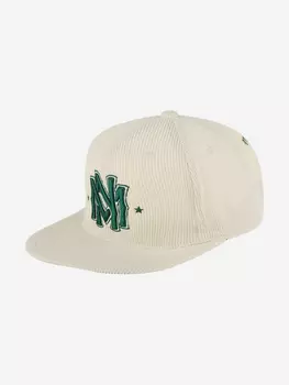 Бейсболка с прямым козырьком MITCHELL NESS HMUS6828-MNNYYPPPOFWH (белый), Белый