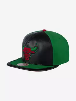 Бейсболка с прямым козырьком MITCHELL NESS 6HSSMM19224-CBUGNRD Chicago Bulls NBA (черный), Черный