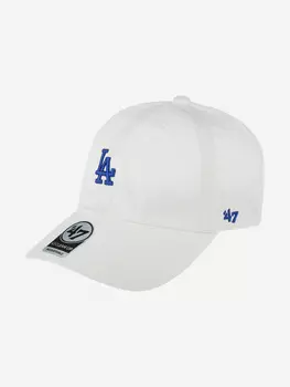 Бейсболка с сеточкой 47 BRAND B-BSRNR12GWS-WHA Los Angeles Dodgers MLB (белый), Белый