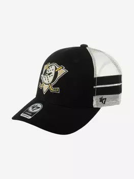 Бейсболка с сеточкой 47 BRAND H-WILIS25WMP-BK Anaheim Ducks NHL (черный), Черный