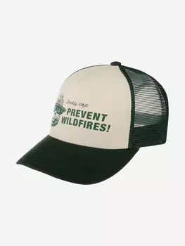 Бейсболка с сеточкой AMERICAN NEEDLE 21001A-SBEAR Smokey Bear Sinclair (зеленый), Зеленый