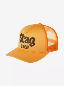 Бейсболка с сеточкой AMERICAN NEEDLE 22008A-STAG PBC Stag Foamy Valin (оранжевый), Оранжевый