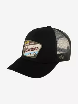 Бейсболка с сеточкой AMERICAN NEEDLE SMU679A-YNP Yellowstone National Park Valin (черный), Черный