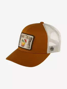 Бейсболка с сеточкой AMERICAN NEEDLE SMU789A-MAITAI Mai Tai Valin Archive (коричневый), Коричневый