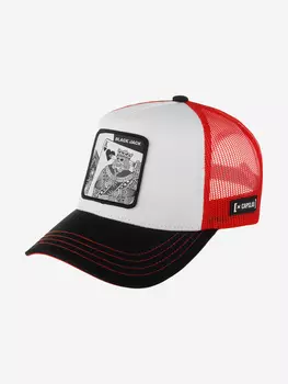 Бейсболка с сеточкой CAPSLAB CL4/1/CT/BLA Premium Black jack (белый), Белый