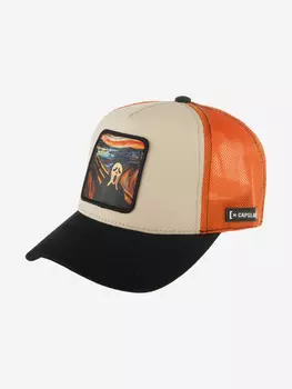 Бейсболка с сеточкой CAPSLAB CL/ART/1/PCT/INCE Premium Inception (бежевый), Бежевый