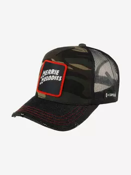 Бейсболка с сеточкой CAPSLAB CL/LOO10/1/CT/FOL Looney Tunes Merrie Melodies (зеленый), Зеленый