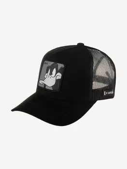 Бейсболка с сеточкой CAPSLAB CL/LOO10/1/CT/DUC Looney Tunes Daffy Duck (черный), Черный