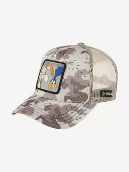Бейсболка с сеточкой CAPSLAB CL/LOO10/1/CT/BBC Looney Tunes Wile E. Coyote and Road Runner (бежевый), Бежевый