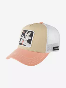Бейсболка с сеточкой CAPSLAB CL/LOO8/1/CT/BUG5 Looney Tunes Bugs Bunny (белый), Белый