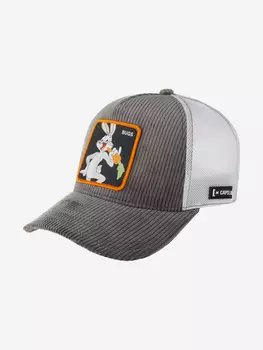 Бейсболка с сеточкой CAPSLAB CL/LOO8/1/CT/BUG6 Looney Tunes Bugs Bunny (серый), Серый