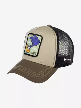 Бейсболка с сеточкой CAPSLAB CL/LOO/1/ROA2 Looney Tunes Road Runner (коричневый), Коричневый