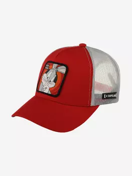 Бейсболка с сеточкой CAPSLAB CL/LOO/3/BUG1 Junior Looney Tunes Bugs Bunny (красный), Красный