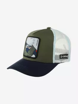 Бейсболка с сеточкой CAPSLAB CL/NS/3/KAK1 Junior Naruto Kakashi (оливковый), Мультицвет