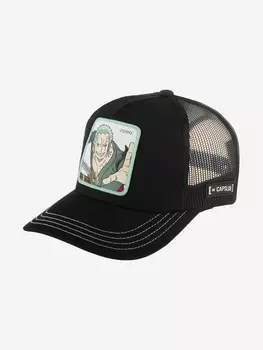 Бейсболка с сеточкой CAPSLAB CL/OP1/3/ZOR2 Junior One Piece Roronoa Zoro (черный), Черный