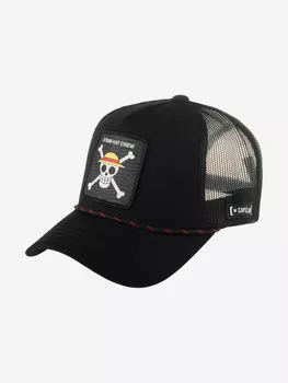 Бейсболка с сеточкой CAPSLAB CL/OP4/1/CT/SKU One Piece Skull (черный), Черный