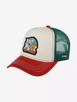 Бейсболка с сеточкой CAPSLAB CL/TAJ1/1/CAS/TJ2 Tom and Jerry Tom and Jerry (бежевый), Бежевый