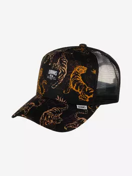Бейсболка с сеточкой DJINNS HFT Aloha Tiger (черный), Черный