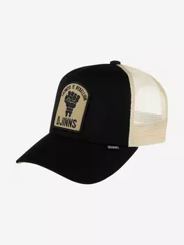 Бейсболка с сеточкой DJINNS HFT Rebellion (черный), Черный