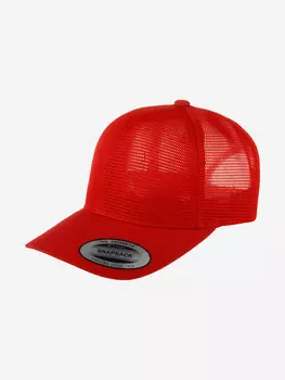 Бейсболка с сеточкой FLEXFIT 6360 (красный), Красный