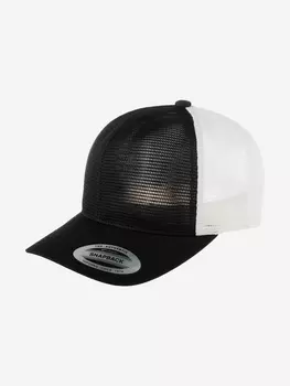 Бейсболка с сеточкой FLEXFIT 6360T (черный), Черный