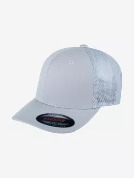 Бейсболка с сеточкой FLEXFIT 6511 (серый), Серый
