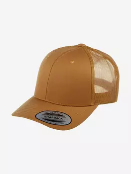 Бейсболка с сеточкой FLEXFIT 6606 (оранжевый), Оранжевый