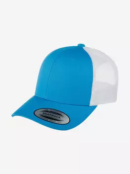 Бейсболка с сеточкой FLEXFIT 6606T (голубой), Голубой
