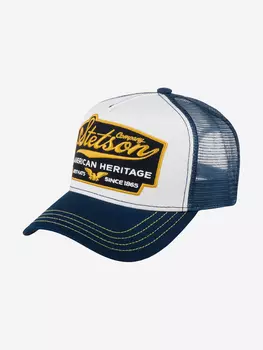 Бейсболка с сеточкой STETSON 7751103 TRUCKER CAP AMERICAN HERITAGE (синий), Синий