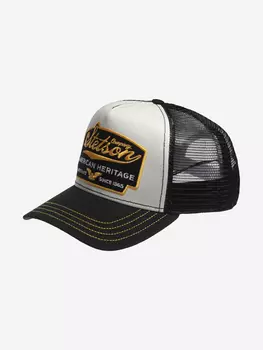 Бейсболка с сеточкой STETSON 7751103 TRUCKER CAP AMERICAN HERITAGE (черный), Черный