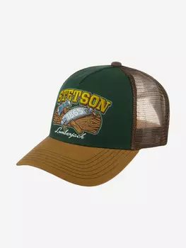 Бейсболка с сеточкой STETSON 7761131 TRUCKER CAP LUMBERJACK (коричневый), Коричневый