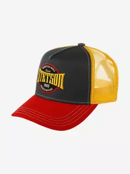 Бейсболка с сеточкой STETSON 7761159 TRUCKER CAP ROCKING YOUR WORLD (оранжевый), Оранжевый
