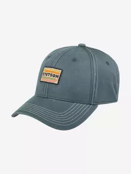 Бейсболка STETSON 7721110 BASEBALL CAP COTTON (голубой), Голубой