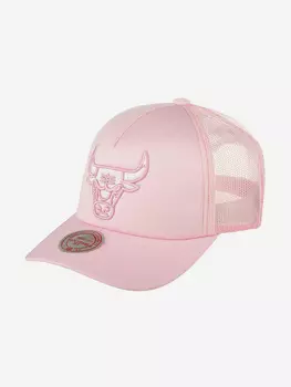 Бейсболка с сеточкой MITCHELL NESS 5HSSLD21131-CBUPINK Chicago Bulls NBA (розовый), Розовый