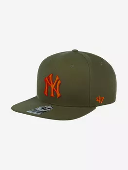Бейсболки B-NSHOT17WBP New York Yankees MLB (оливковый), Мультицвет