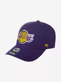Бейсболка 47 BRAND K-MVP12WBV-PP Los Angeles Lakers NBA (фиолетовый), Фиолетовый
