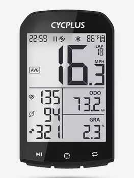 Беспроводной GPS велокомпьютер Cycplus M1, Черный