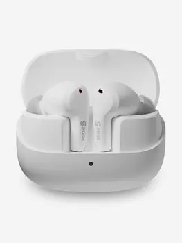 Беспроводные Bluetooth-наушники с микрофоном CGPods Beat, CaseGuru, Белый