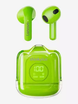 Беспроводные наушники Lenovo XT65 True Wireless Earbuds Зеленые, Черный