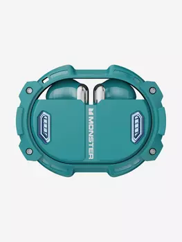 Беспроводные наушники с авторским дизайном Monster XKT10 Pro зеленые, Зеленый