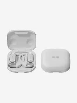 Беспроводные наушники с шумоподавлением ROCK X718 OWS Bluetooth Earphones белые, Белый