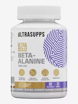 Бета-аланин Ultrasupps Ultra Gold, 90 шт, Белый