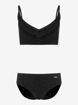 Купальник раздельный для девочек Joss, Черный