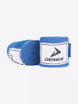 Бинты боксерские эластичные Demix 3,5 м, 2 шт, Синий
