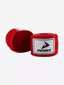 Бинты боксерские Demix 3,5 м, 2 шт., Красный