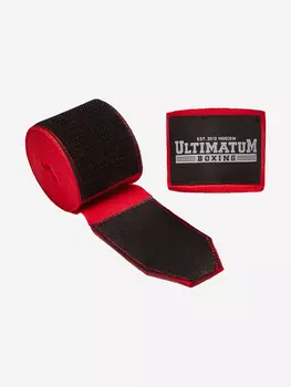 Бинты боксерские ULTIMATUM BOXING 4,5 м., Красный