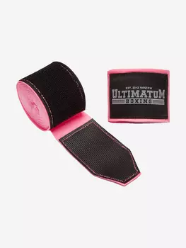 Бинты боксерские ULTIMATUM BOXING 4,5 м., Розовый
