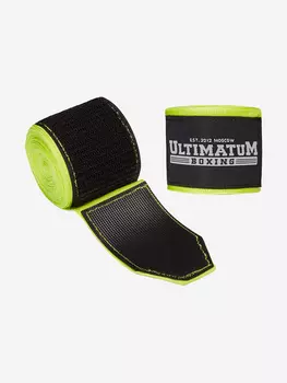 Бинты боксерские ULTIMATUM BOXING 4,5 м., Зеленый