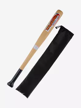 Бита бейсбольная деревянная Estafit T&D 25" светлая с чехлом, Бежевый